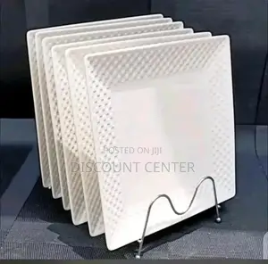 Ceramic Square Plates 6pieces