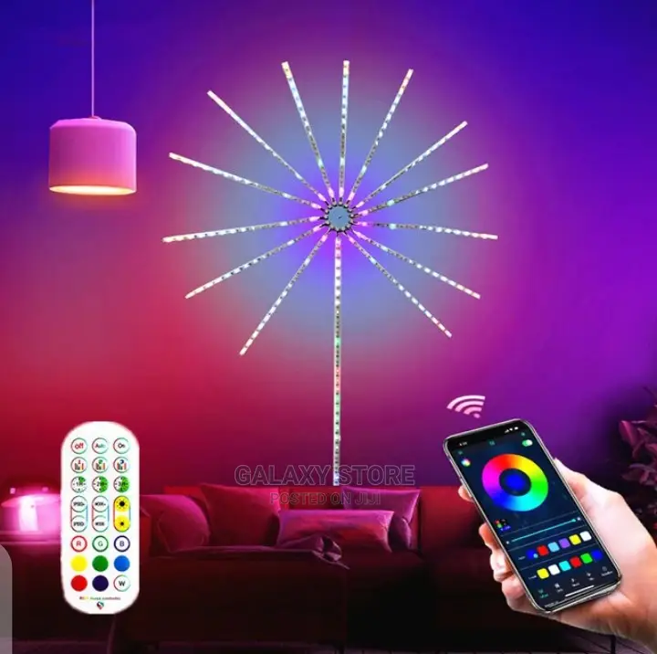 App Smart Control Fireworks Lights Led Strip Music Sound