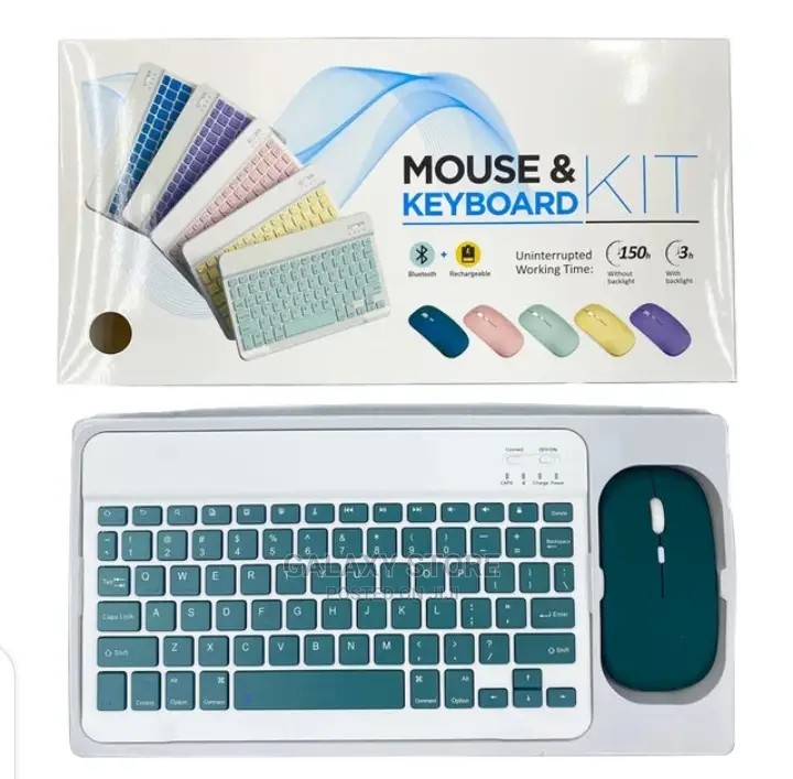 Rechargeable Bluetooth Wireless Keyboard and Mouse