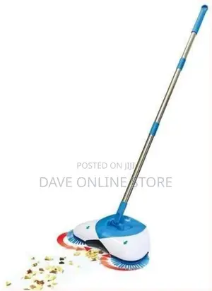 Spin Broom Sweeper – Blue White