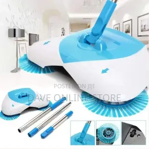 Spin Broom Sweeper – Blue White
