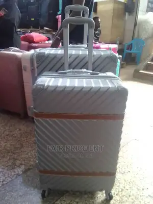 Plastic Suitcases Large ( Gray)