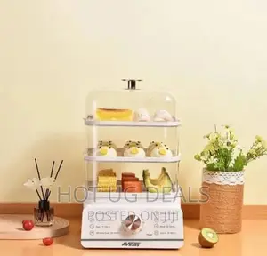 3 Layer 12l  Electric Food Cooking Steamer Pot With Display.