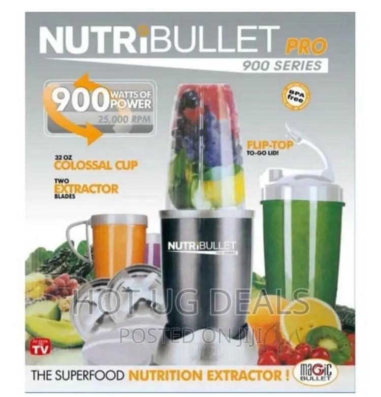 900w Nutribullet Pro Juicer Blender Extractor Mixer - Grey