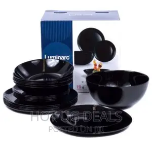 19pieces Luminarc Plates, Sideplates and Bowls Dinner Plates