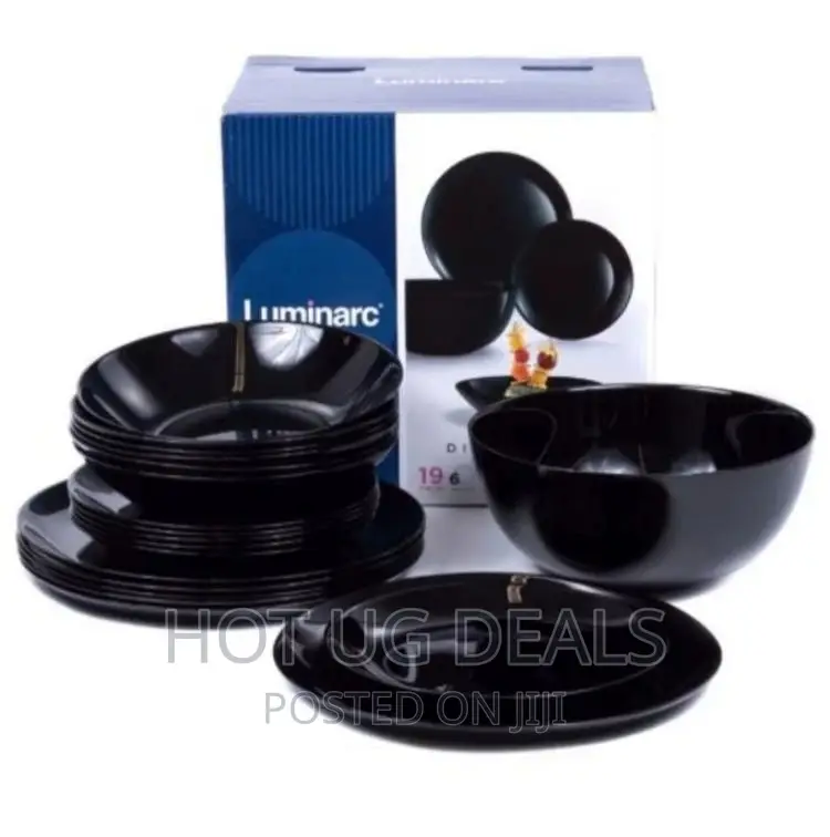 19pieces Luminarc Plates, Sideplates and Bowls Dinner Plates