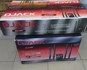 5in1 Djack Party Home Theater System- Black