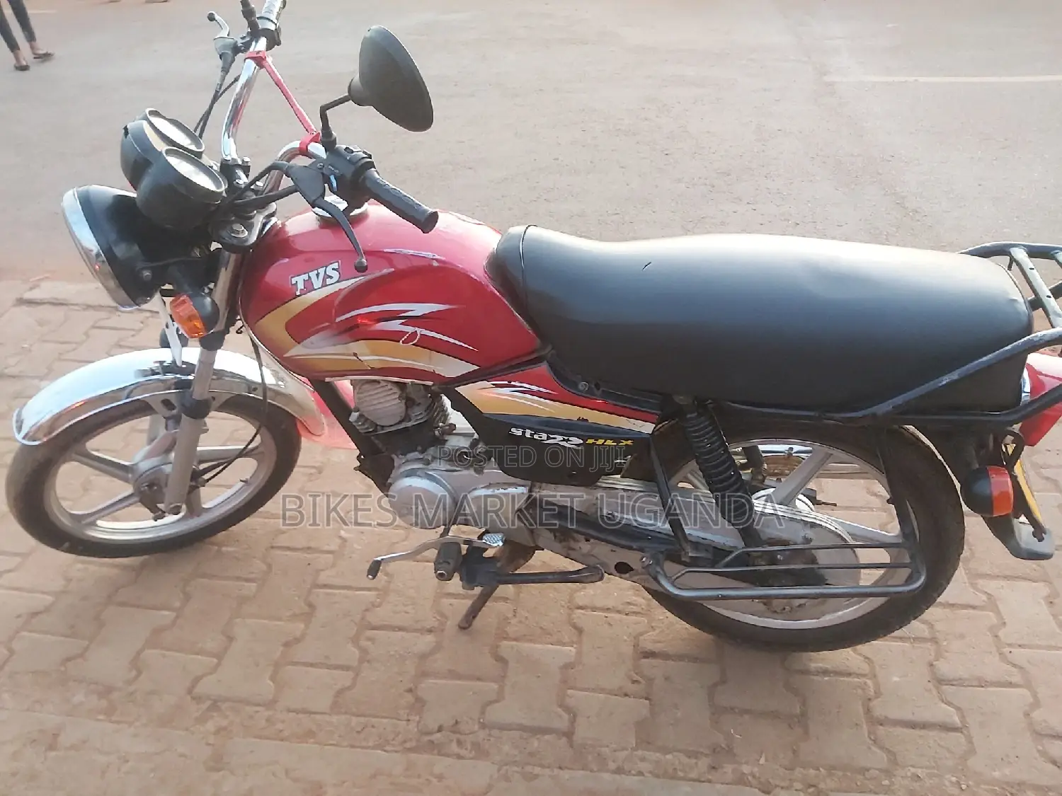 TVS XL 100 2019 Red