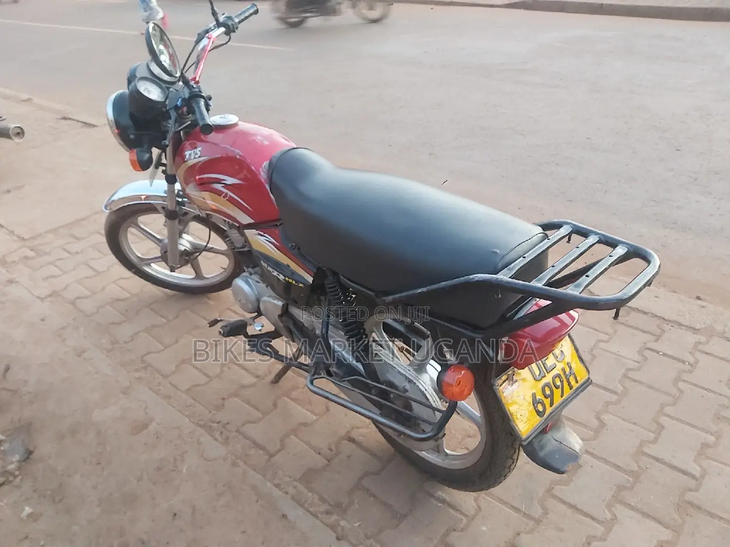 TVS XL 100 2019 Red