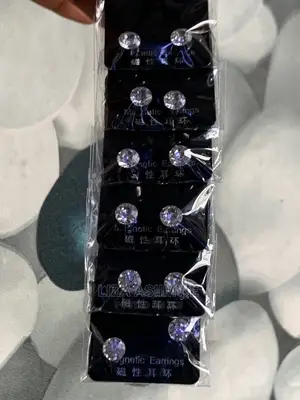 Men’S Iced Magnetic Earpins Available