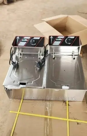 CJK 12l Double Electric Deep Fryer || 2.5kw + 2.5kw || Cjk82