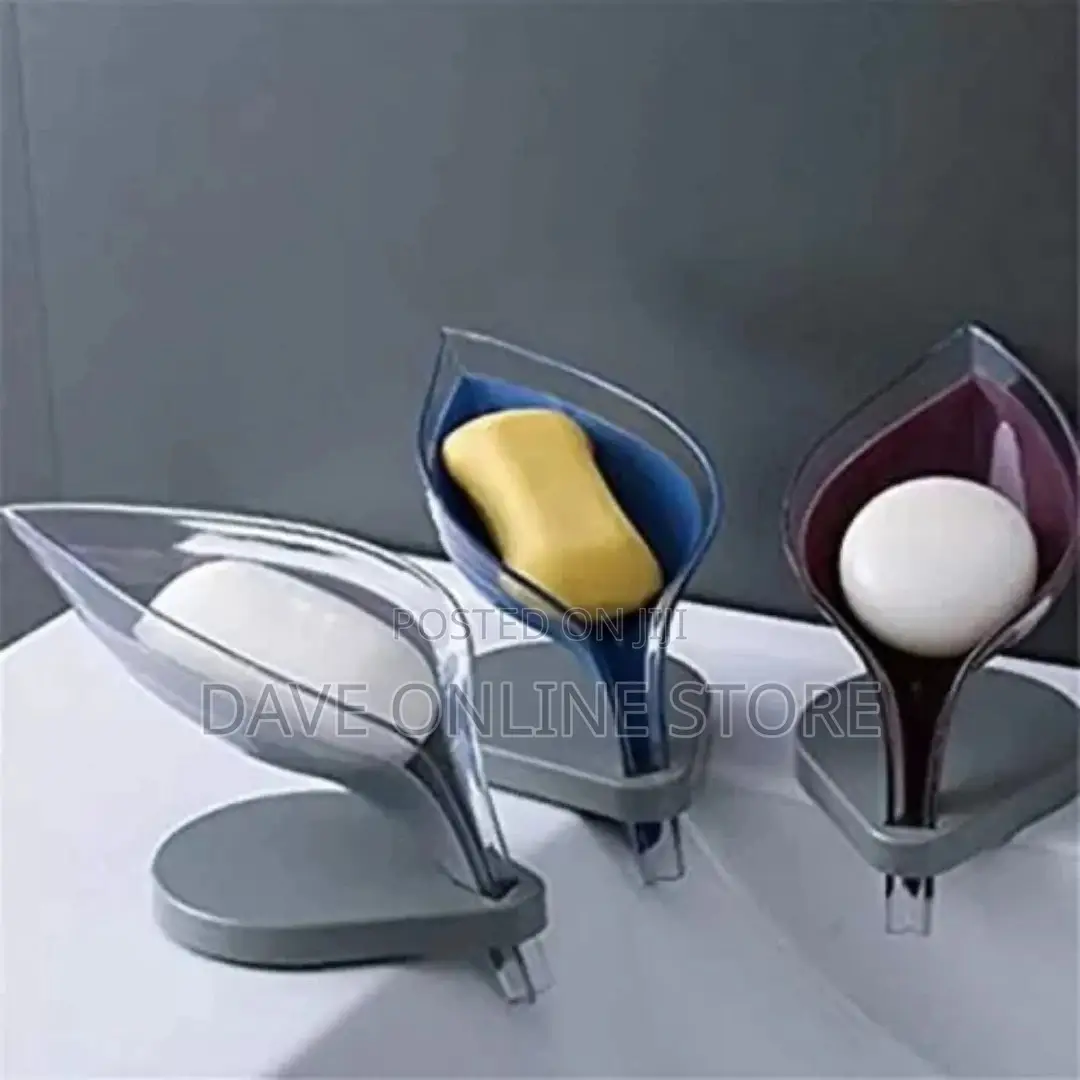 Leaf Shape Soap Dish Box-Self Draining Soap Holder