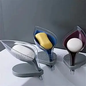 Leaf Shape Soap Dish Box-Self Draining Soap Holder