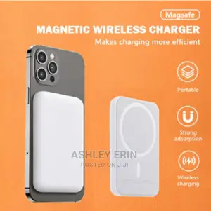 Fast Charging Magnetic/Wireless Power Bank