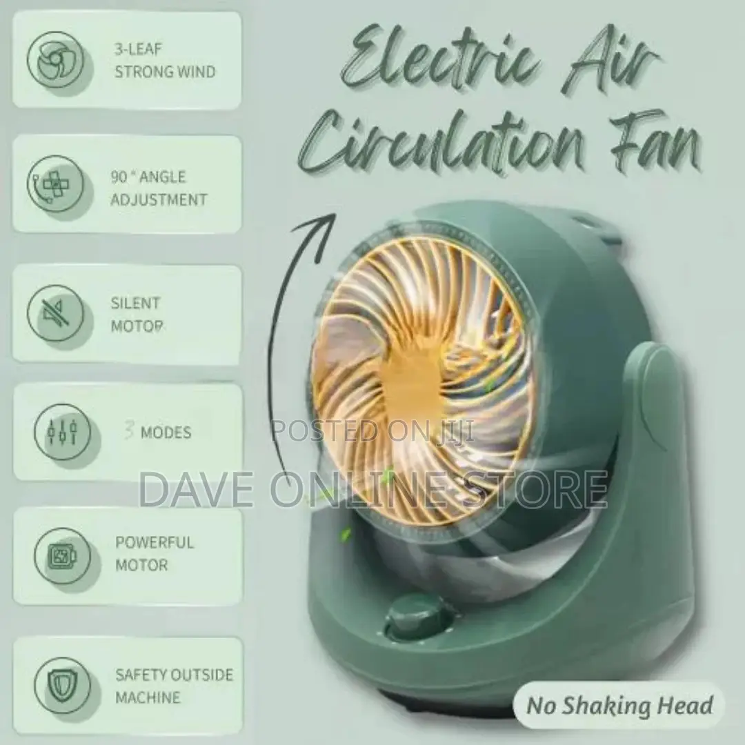 Small Mini Office Desktop Fan, Table Air Circulation Fan