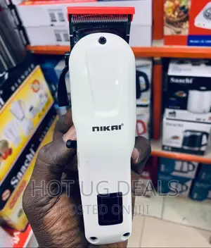Nikai Rechargeable Hair Trimmer With Over 4 Hours - White