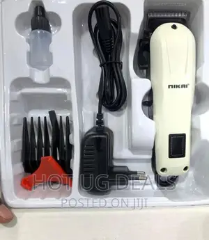 Nikai Rechargeable Hair Trimmer With Over 4 Hours - White