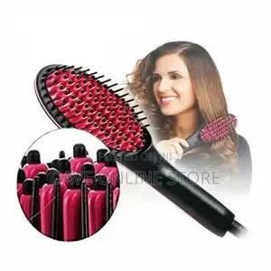 3 In1 Electric Fast Ceramic Styling Hair Straightener Brush