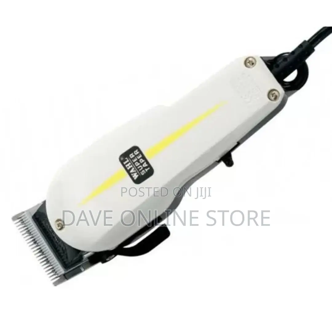 Wahl Super Taper Hair Clipper/ 3 Pin – White