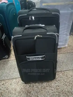 Cloth Suitcases Medium ( Black)