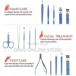 16pcs Manicure Set Nail Clippers Pedicure Kit Cutter
