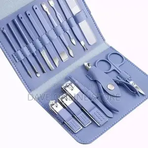 16pcs Manicure Set Nail Clippers Pedicure Kit Cutter