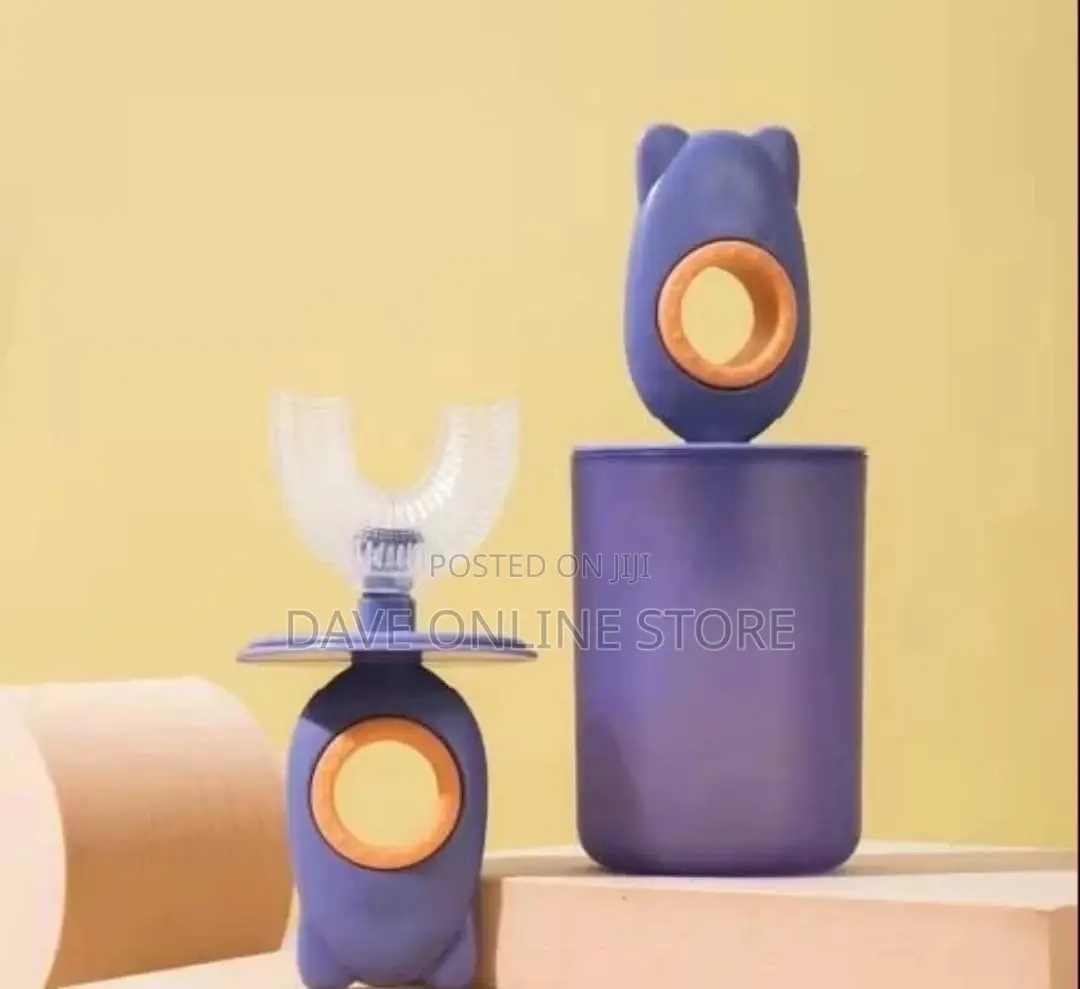 Children’S U-Shaped Toothbrush – Purple
