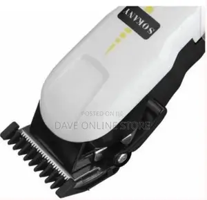 Sokany Rechargeable Hair Clipper Shaving Machine – White