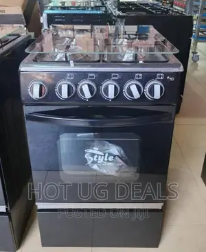 Style Full Gas Oven Cooker 50cm X 50cm - Black