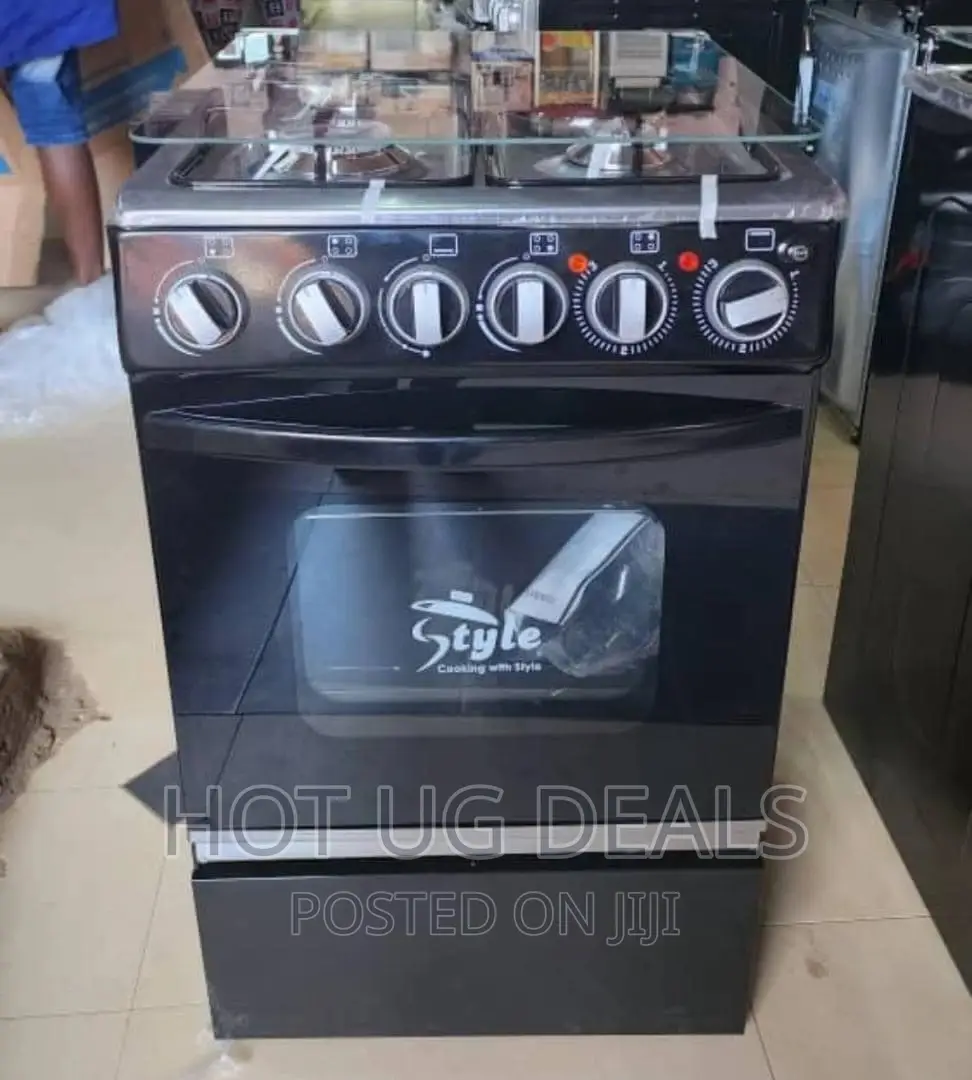 3 Gas + 1 Electric Style Cooker 50*50cm -Black