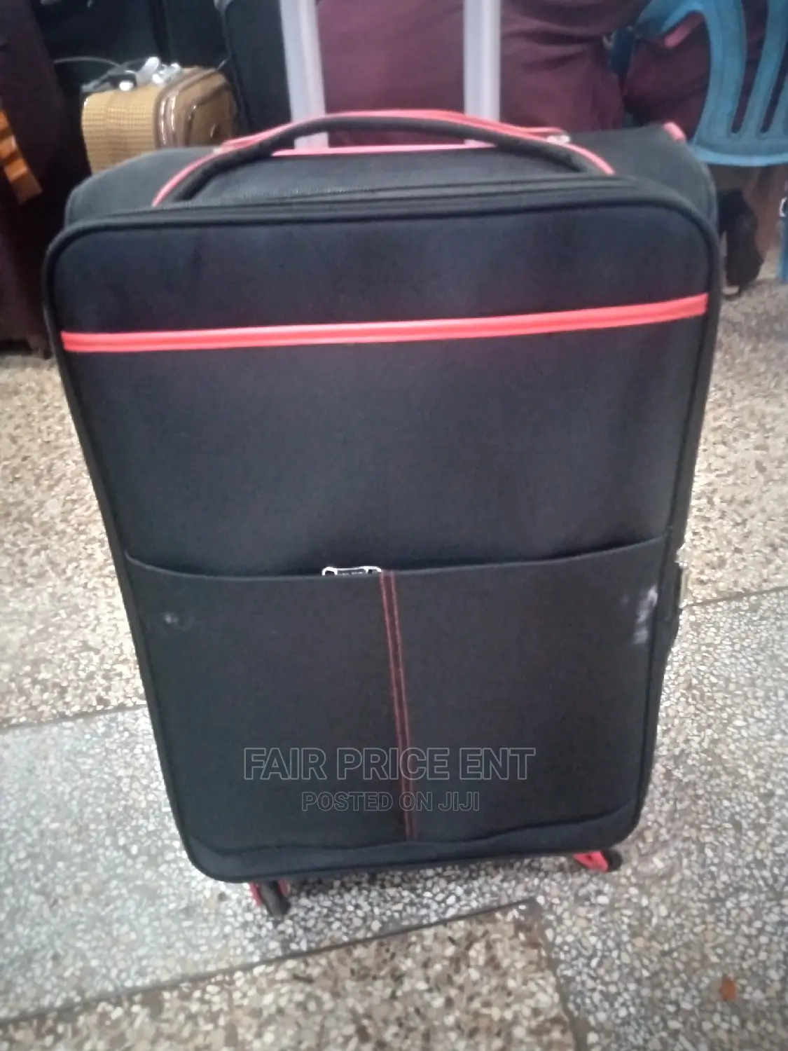 Cloth Suitcases in Large Size ( Black)