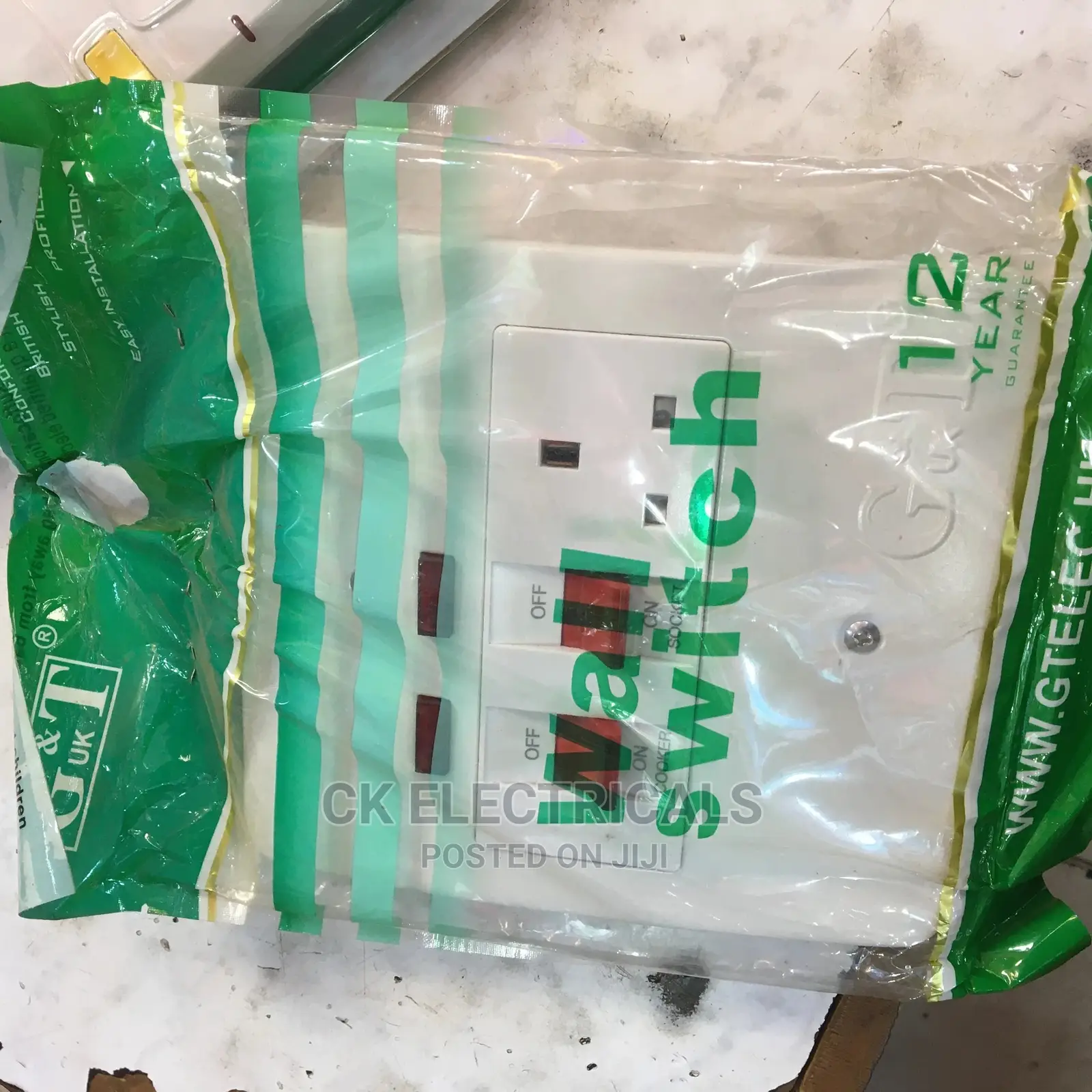 Cooker Unit Socket Outlet G T UK Big Size