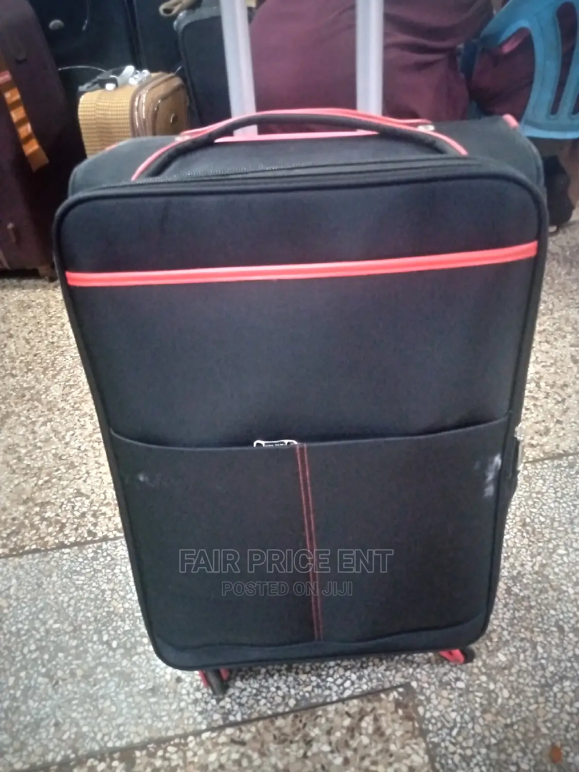 Cloth Suitcases in Large Size ( Black)