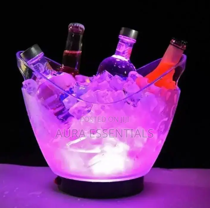 8l LED Light Color Changing Wine Ice Bucket