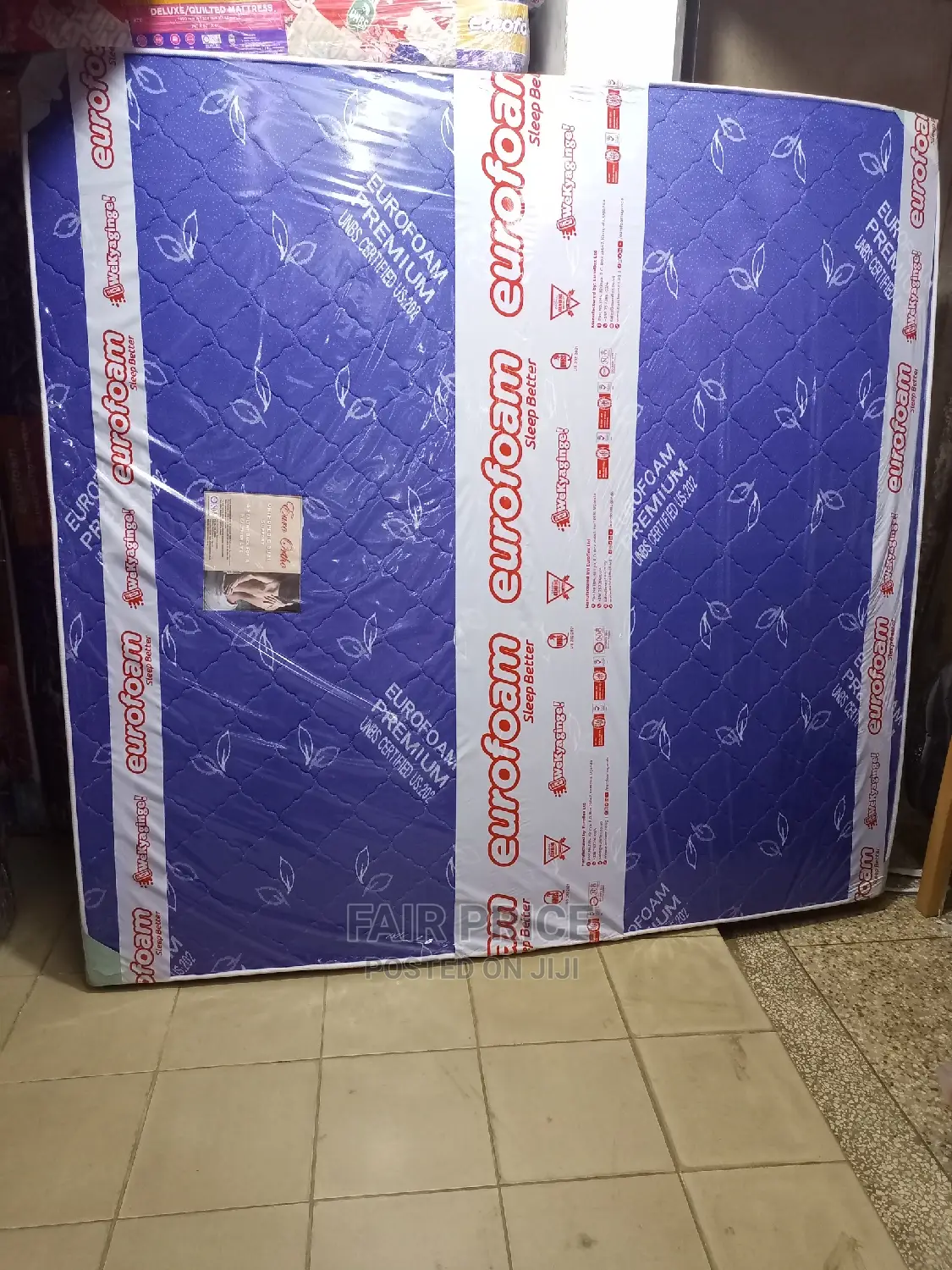 Orthopedic Mattresses 6*6 in 6 Inches (Blue