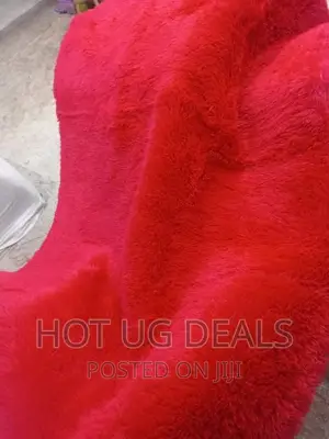 2*2.5m Furry Floor Large Carpets - Red
