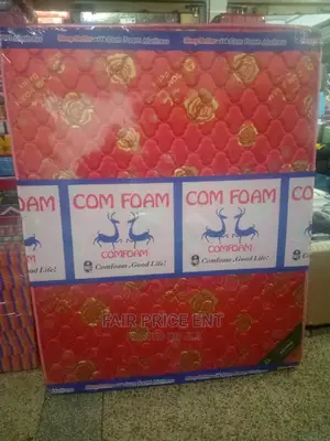 Mattress 6*6 Quilted Density.( Red)