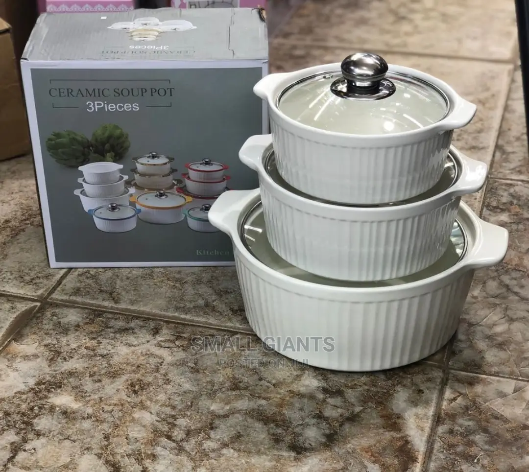 Generic 3pcs Ceramic Serving Dishes/ Casseroles