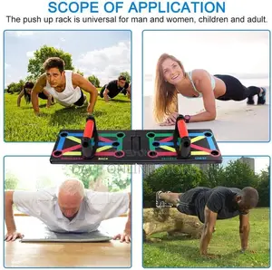 Multi- Functional Foldable Push Up Board