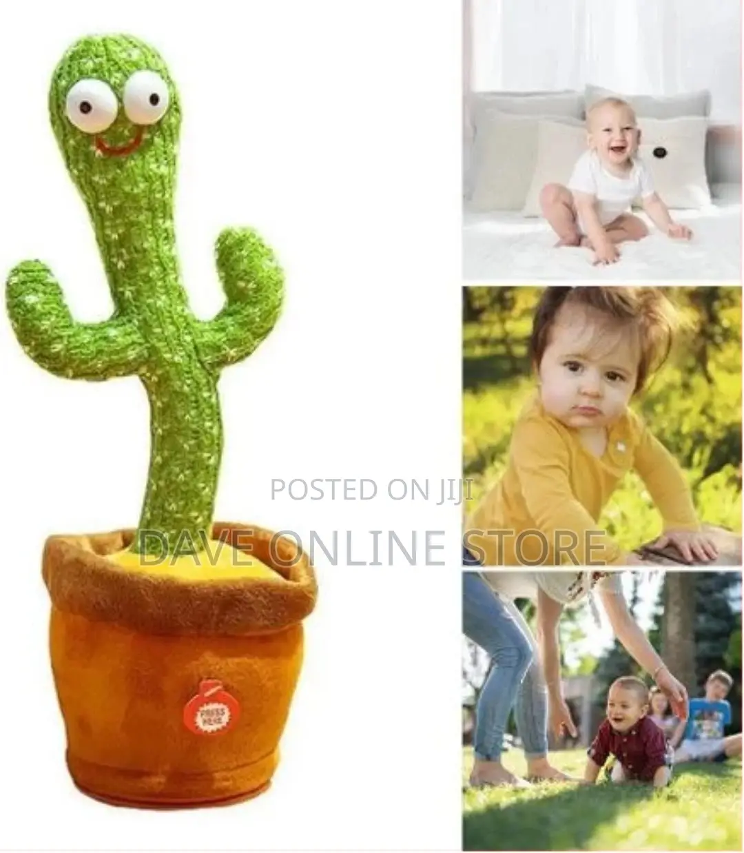 Electronic Dance Cactus Toy for Kids