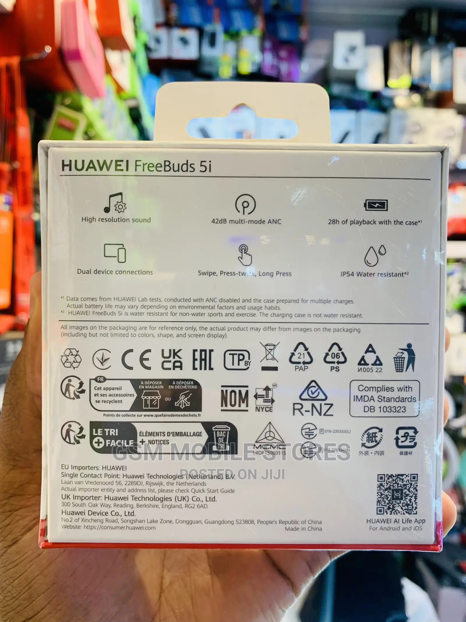 Freebuds 5i Wireless Earbuds, Long Lasting Battery Life