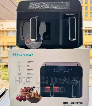 Hisense 8.6l Oil Free Healthy Air Fryer- Black