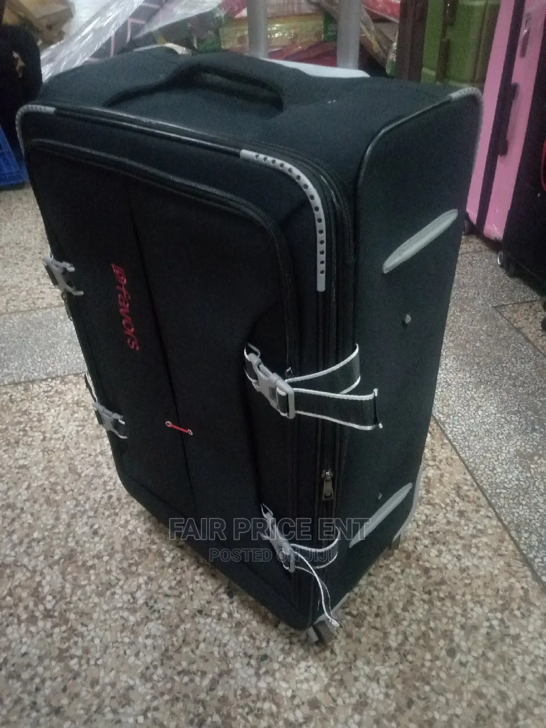 Original Cloth Suitcases Medium ( Black)