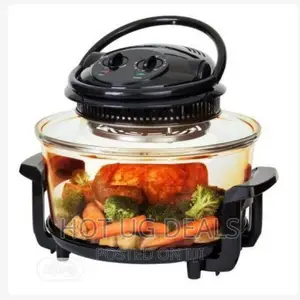 8 in 1 Sokany Hslogen Microwave Oven Black - Black