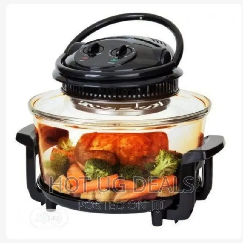 8 in 1 Sokany Hslogen Microwave Oven Black - Black