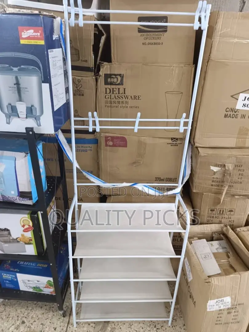 Hat and Shoe Rack.
