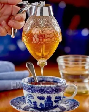 Honey Dispenser Hive Bote Drip Stand Holder- Colourless