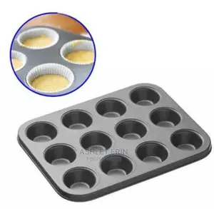 12 Holes Cake Baking Tray