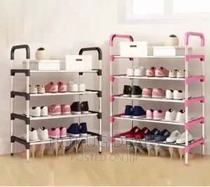 Multi-tier 5layer Shoe Organizer Rack 12 Pairs -multi Design