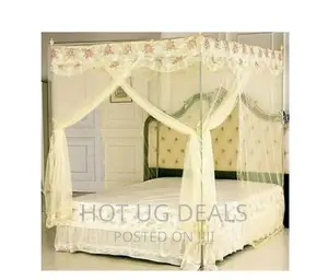 5by6 Mosquito Net With Stands - Cream